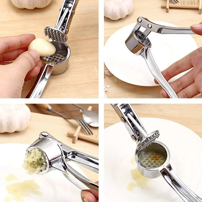 Kitchen Stainless Steel Garlic Smasher Squeezer Manual Press Grinding Tool Kitchen Accessories Kitchen Accessories 2025