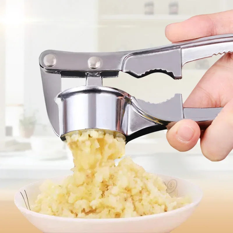 Kitchen Stainless Steel Garlic Smasher Squeezer Manual Press Grinding Tool Kitchen Accessories Kitchen Accessories 2025