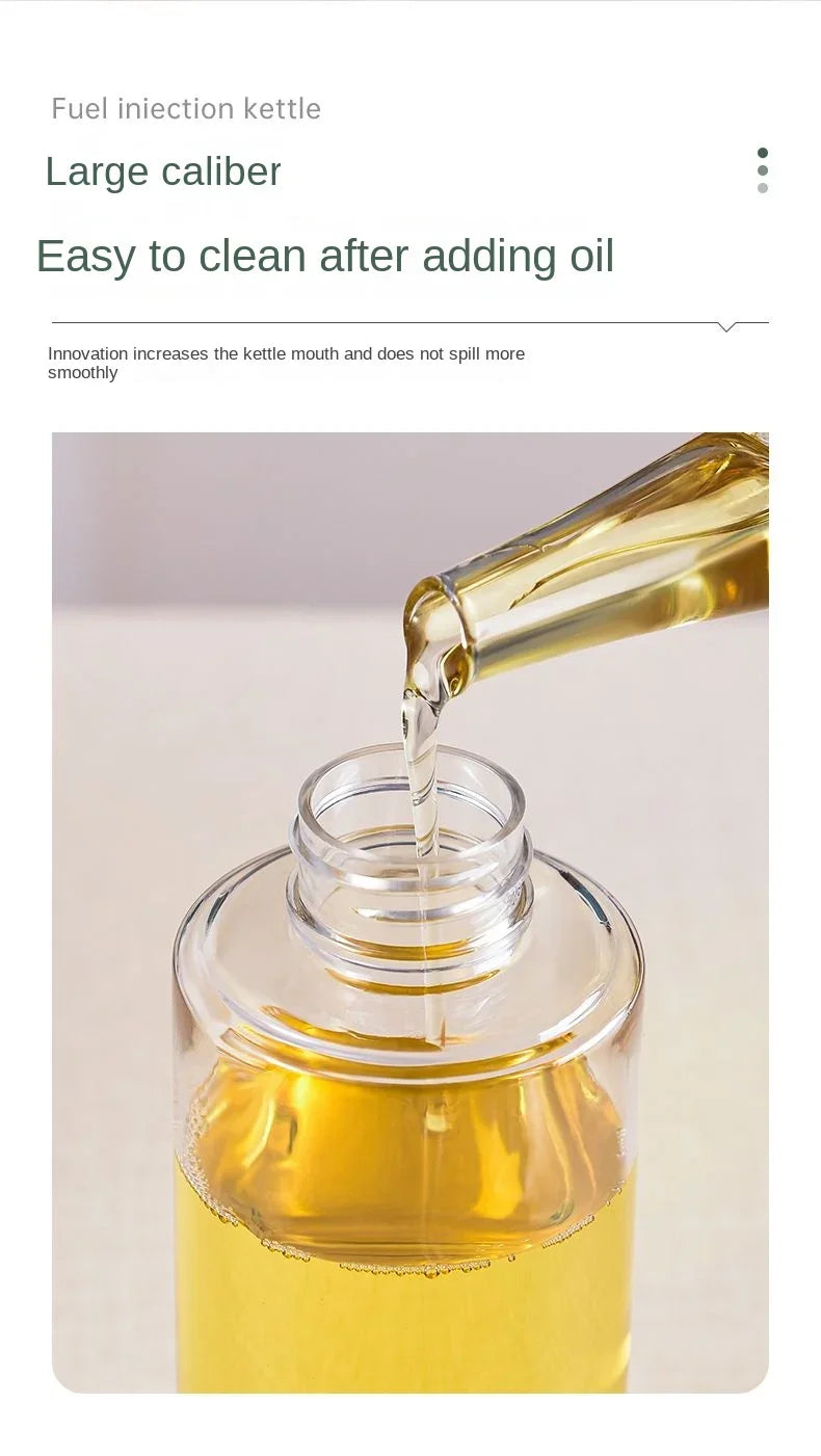 1Pc 200/300/500 ML Oil Kitchen Household Edible Spray Bottle Atomized Misty Tank Air Fryer