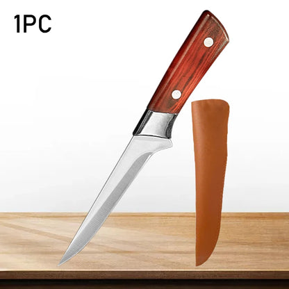 Professional Hand Forged Fillet Knife Boning Knife Bone Meat Fruit Fish Vegetables Chef Knife Stainless Steel Kitchen Knives