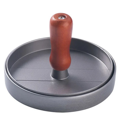 Burger Press Non-Stick Hamburger Patty Maker with Wax Paper Aluminum Burger Maker for Kitchen BBQ Grill