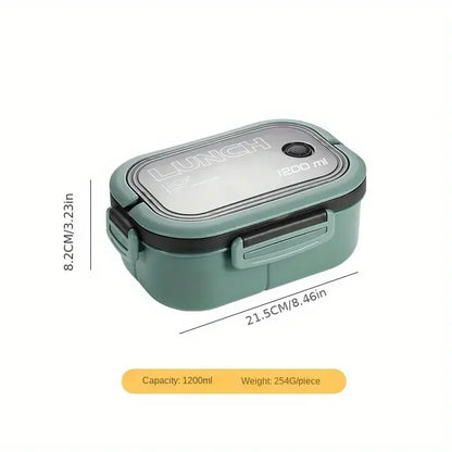 Thickened plastic lunch box compartment 2 layer lunch box commuter lunch box microwaveable