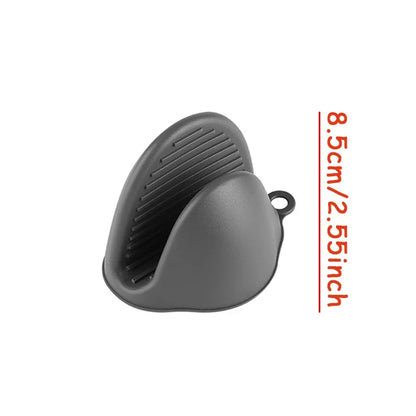 2pcs Oven Mitts Silicone Heat Resistant Pinch Mitts Anti Scalding Non Slip Gloves Clips Pot Holder Cooking Baking Oven Mitts