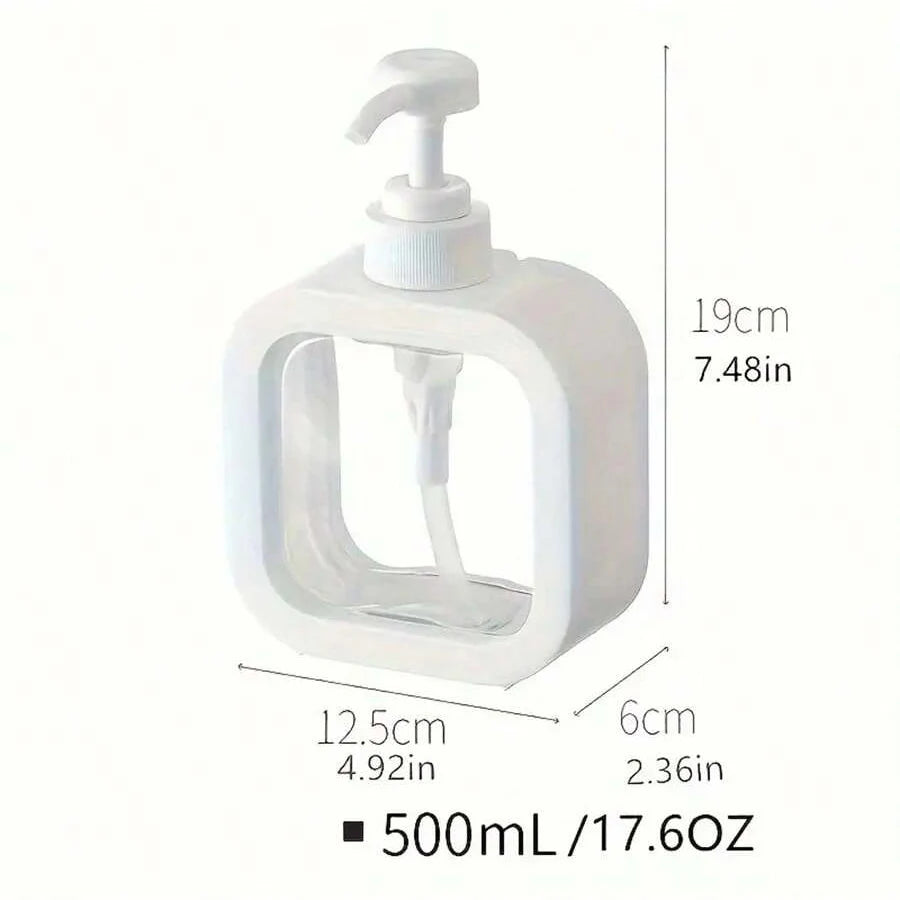 New Transparent Dispensing Bottle, Bathroom Hand Sanitizer Dispensing Bottle, Plastic Press Bottle, Visual Lotion Dispensing Empty Bottle