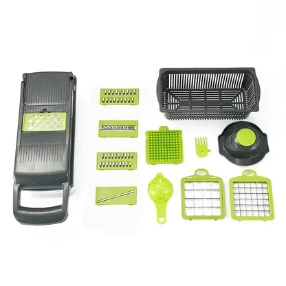 Kitchen large capacity multifunctional vegetable slicer for cutting vegetables, shredded potatoes, and slicing