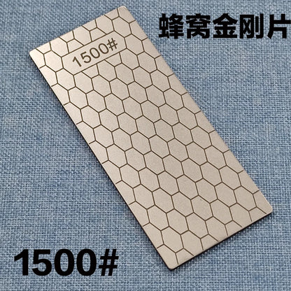 1pc Professional Diamond Knives Sharpening Stone 600# 800#1000# Knife Sharpener Ultra-thin Honeycomb Surface Whetstone Tool