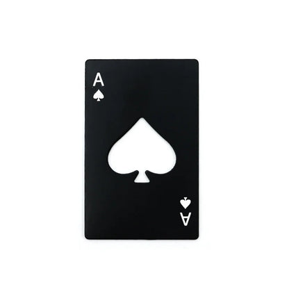 Stainless Steel  Spades A Winemaker Bottle Opener Playing Cards Bottle Opener Credit Card Beer Bottle Opener