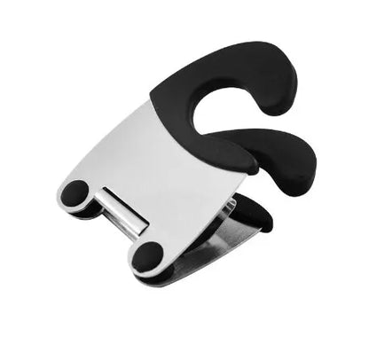 Pot Clip/Stainless Steel Pot Holder For Spoon Rest Silicone And Anti Scald Grip Easy Pot Fixed Clamp Kitchen Accessories Tools