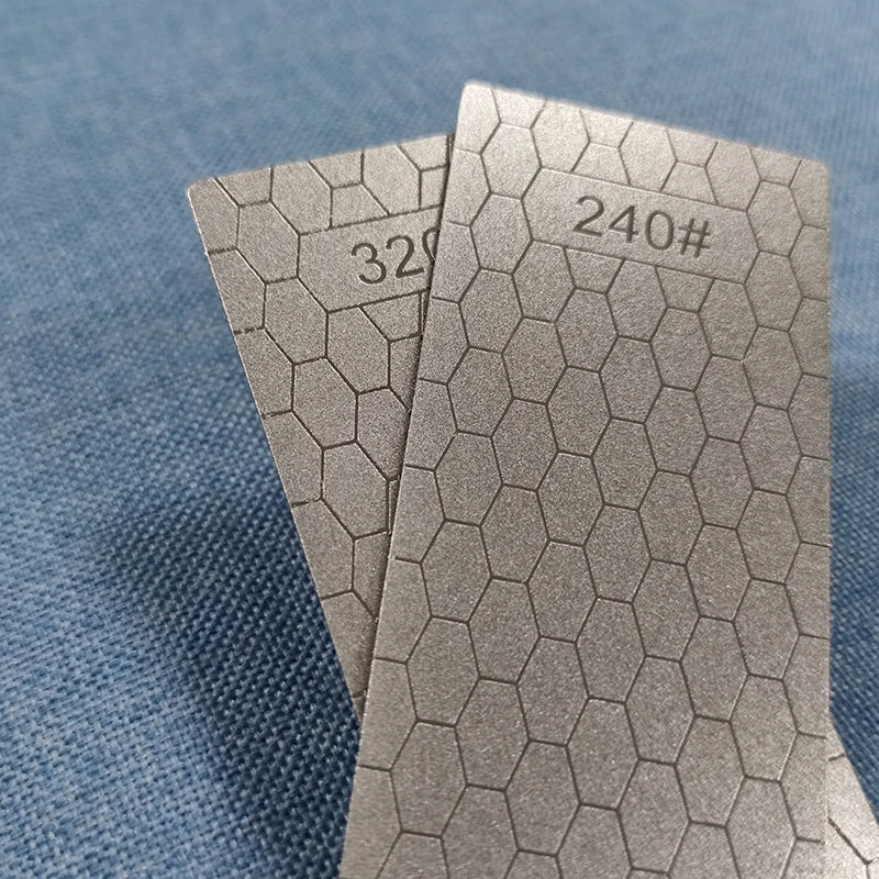 1pc Professional Diamond Knives Sharpening Stone 600# 800#1000# Knife Sharpener Ultra-thin Honeycomb Surface Whetstone Tool