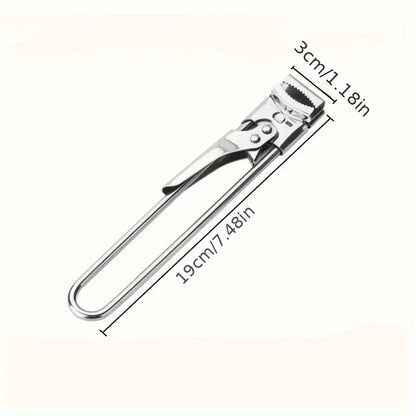 1pc New Non-slip Stainless Steel Can Opener Adjustable Bottle Opener Adjustable Multifunctional Stainless Steel Can Opener