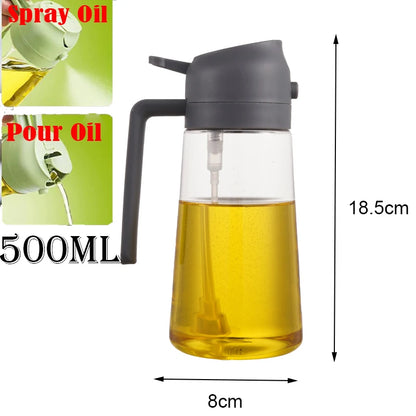 Kitchen Sprayer Spray Oil Dispenser 2in1 Oil Dispenser Oil Sprayer Comfortable Handle Barbecue Air Frying Pan Oven Steak Frying