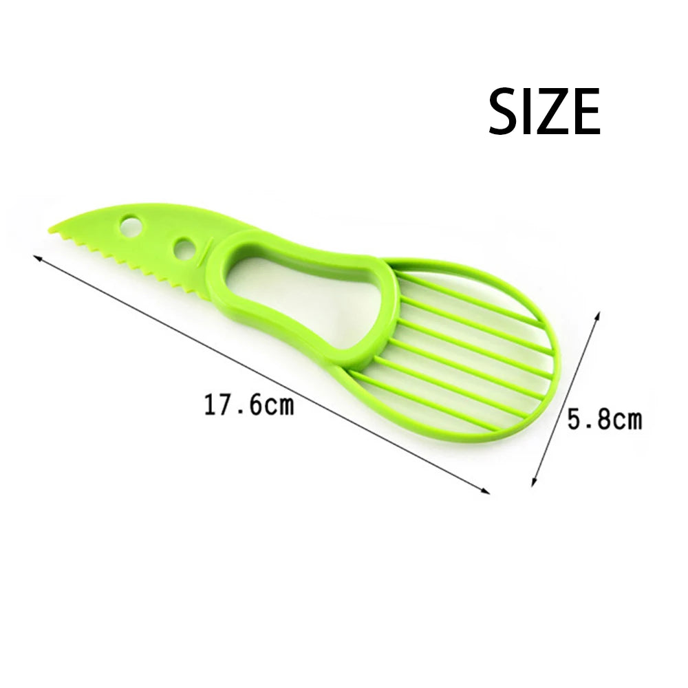 Avocado Slicer Shea Corer Butter Fruit Peeler Cutter Pulp Separator 3 In 1 Plastic Knife Kitchen Vegetable Tools