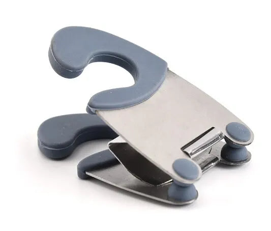 Pot Clip/Stainless Steel Pot Holder For Spoon Rest Silicone And Anti Scald Grip Easy Pot Fixed Clamp Kitchen Accessories Tools