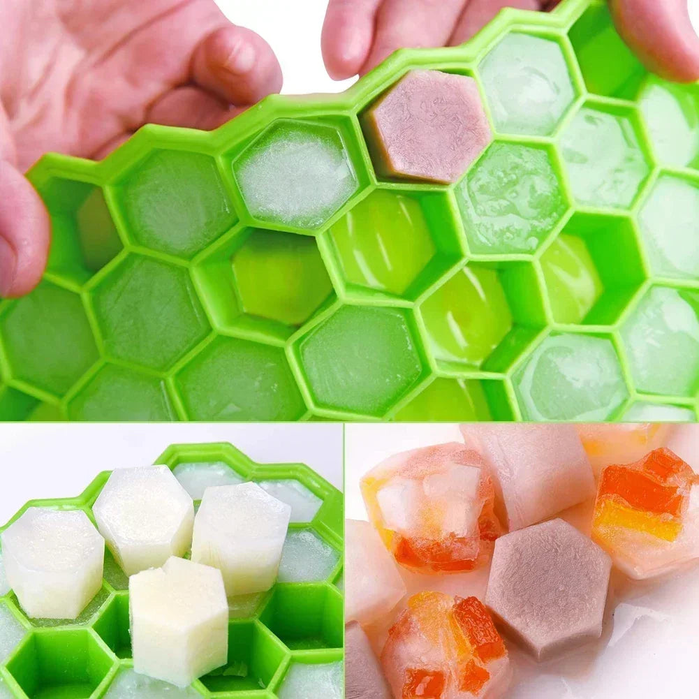 148 Grid Ice Cube Tray Silicone Mold Ice Cube Tray Mold Ice Cube Maker Non-toxic Durable Bar Pub Wine Blocks Maker