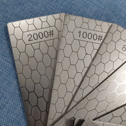 1pc Professional Diamond Knives Sharpening Stone 600# 800#1000# Knife Sharpener Ultra-thin Honeycomb Surface Whetstone Tool