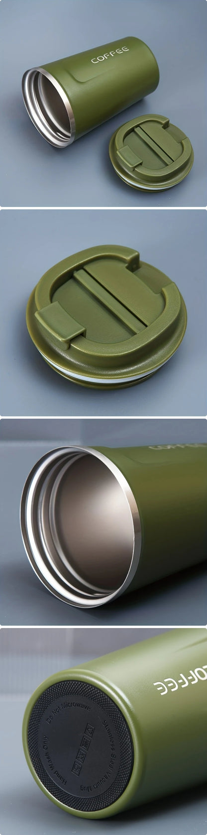 380/510ML Thermo Cafe Coffee Mug Car Thermos Mug Leak_Proof Travel Thermo Cup for Tea Water Coffee Double Stainless Steel