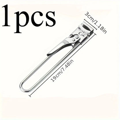 1pc New Non-slip Stainless Steel Can Opener Adjustable Bottle Opener Adjustable Multifunctional Stainless Steel Can Opener