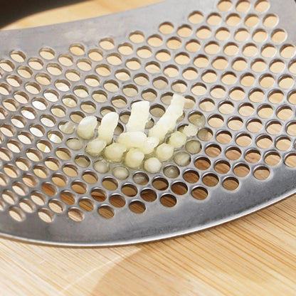 Garlic Press Crusher Manual Stainless Steel Garlic Mincer Chopping Garlic Tool Fruit Vegetable Tools Kitchen Accessories Gadget