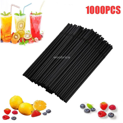 Multicolor Plastic Pipes Drinking Straws Cola Straws Bar Party Wedding Kitchen Pajitas Cocktail Straw Wholesale Tool