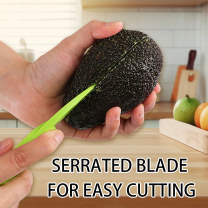 Avocado Slicer Shea Corer Butter Fruit Peeler Cutter Pulp Separator 3 In 1 Plastic Knife Kitchen Vegetable Tools
